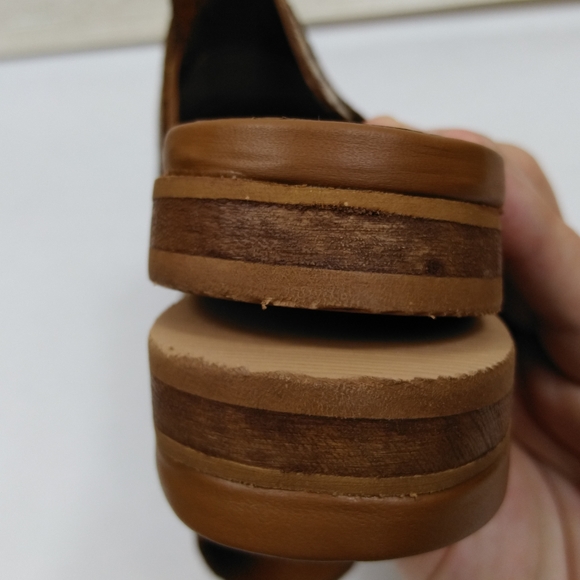 KAANAS Women's Milan Loafer Mules In Honey Snake US 9 - Picture 8 of 11